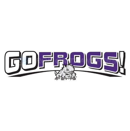 TCU Horned Frogs Iron-on Stickers (Heat Transfers)NO.6424